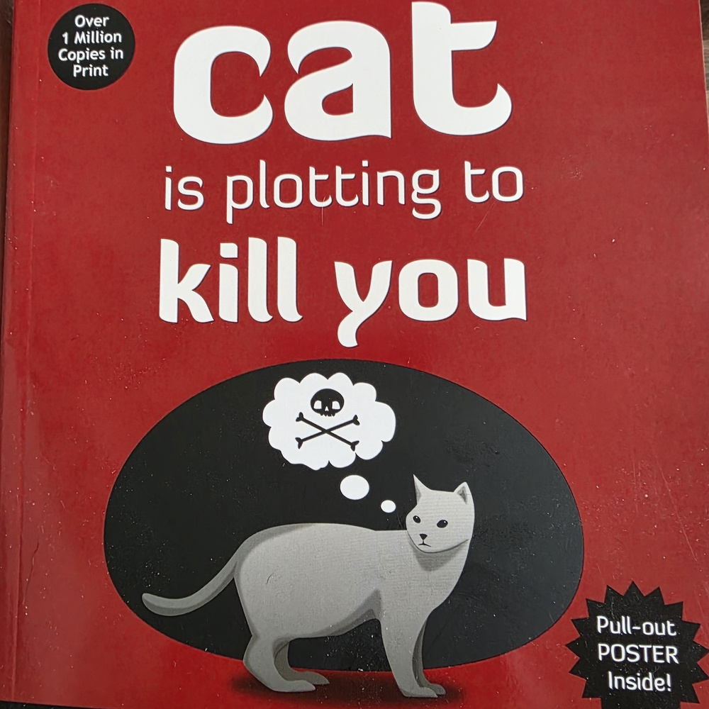 Cat Humor Book - Red Cover